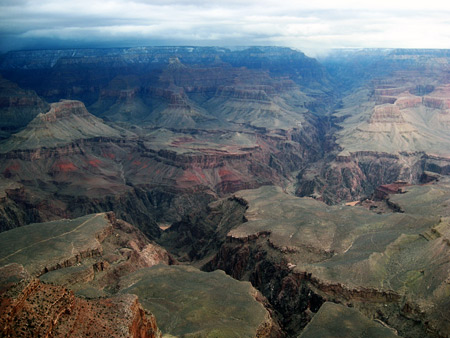 The Grand Canyon in all its moodiness