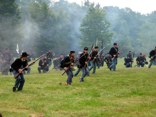 Civil war reenactment