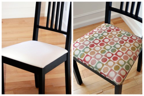 recover dining room chair cushions