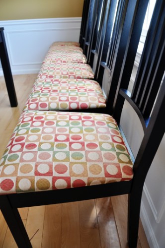 Frugal by Choice, Cheap by Necessity: Recovering dining room chairs